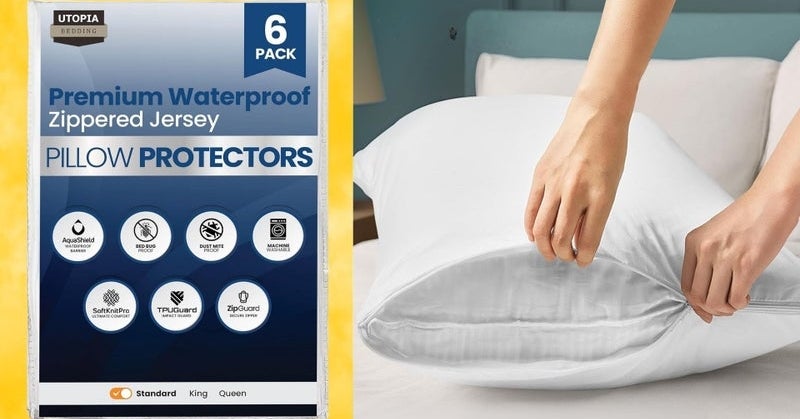 Protect Your Pillows From Turning Yellow With This Allergist Recommendation