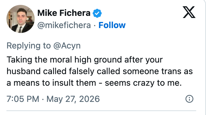 "Taking the motivation precocious crushed aft your hubby falsely called idiosyncratic trans arsenic an insult—seems brainsick to me."
