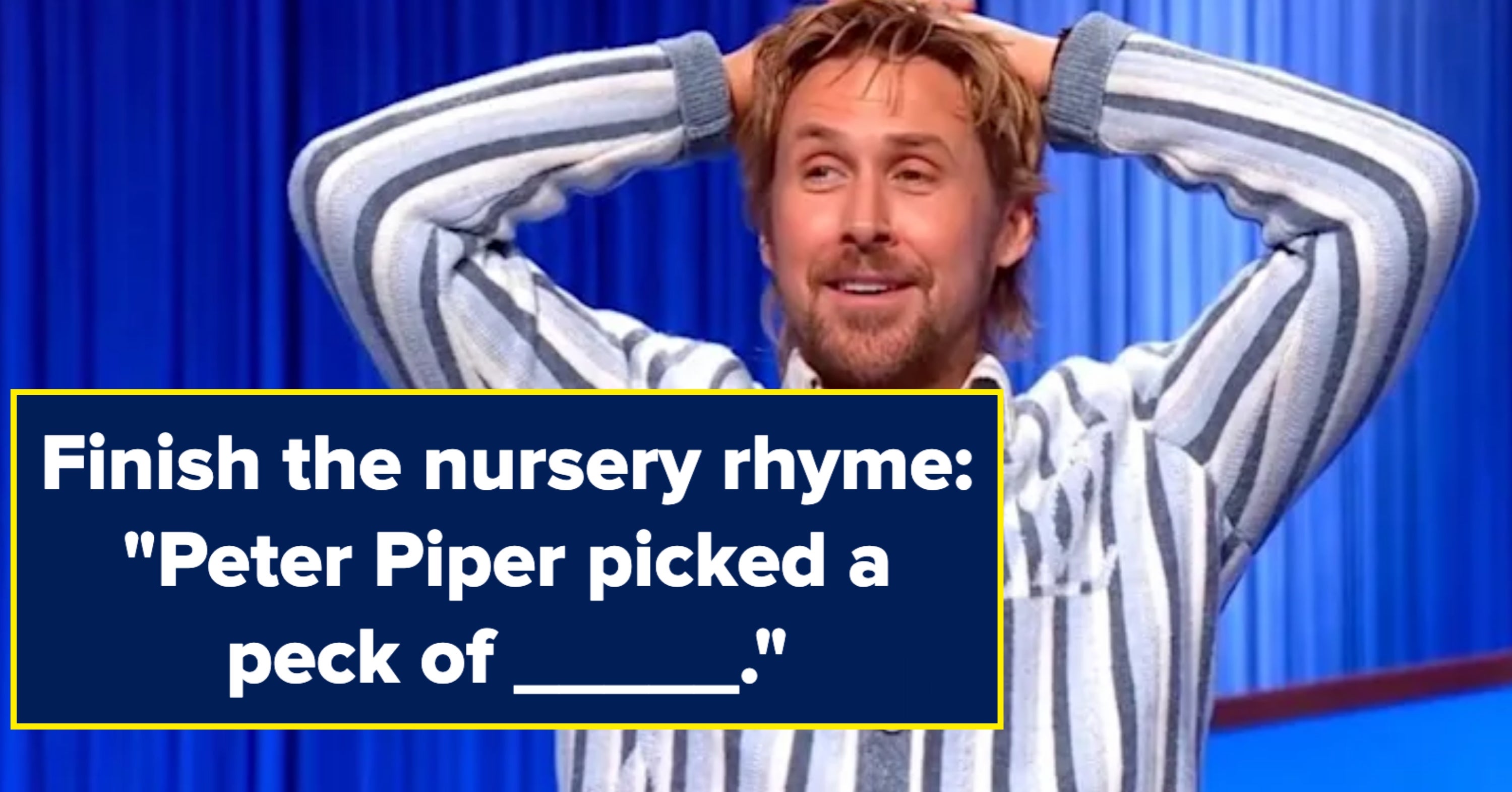 Can You Finish These Nursery Rhymes Within A Minute?