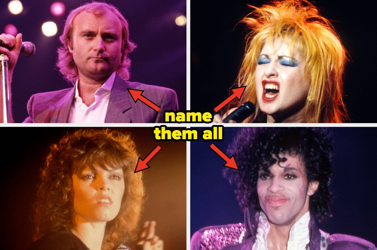 Only People Alive In The '80s Will Be Able To Accurately Name ALL 20 Singers In This Photo