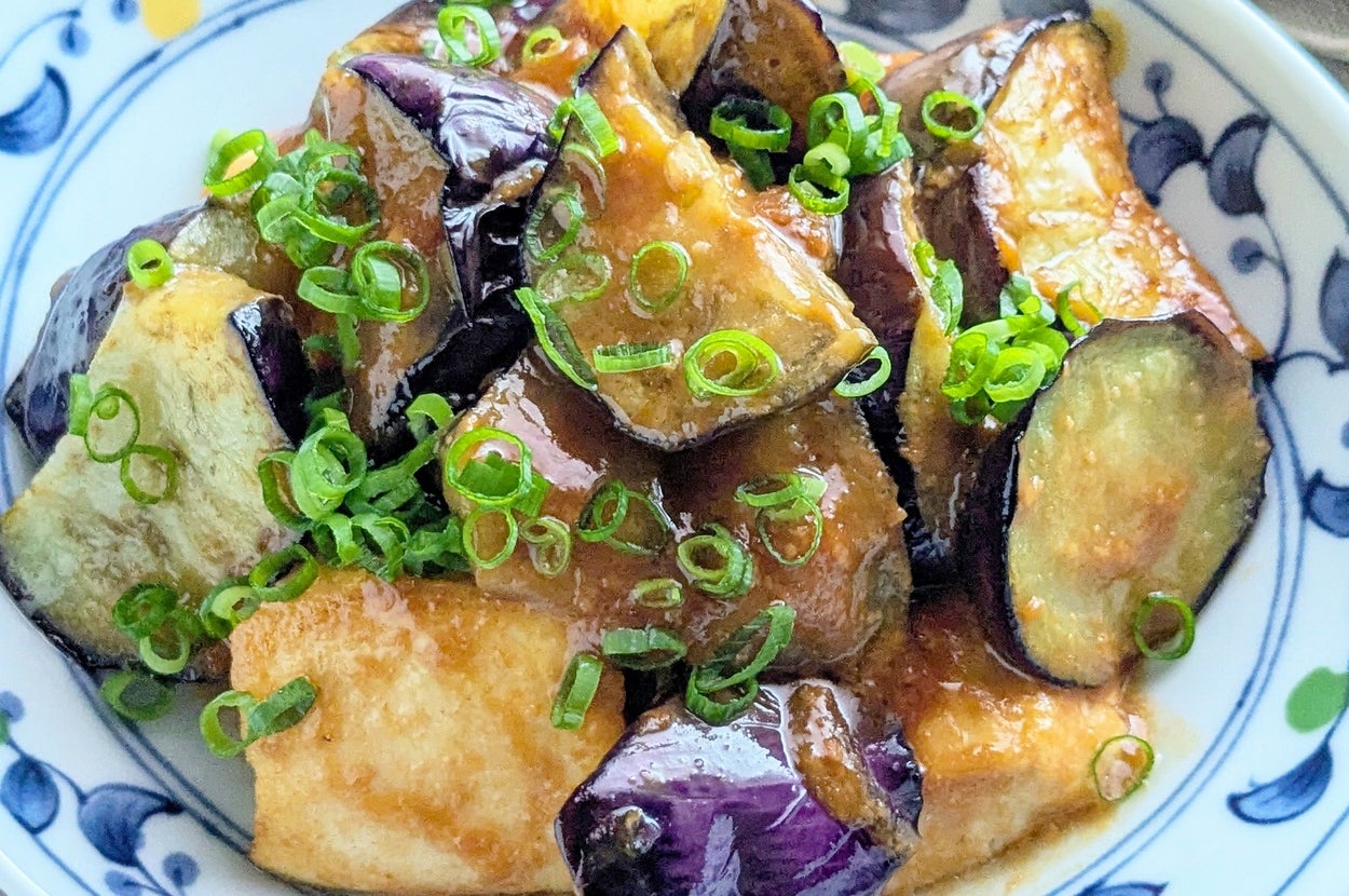 なすと豆腐の絶品みそ炒め