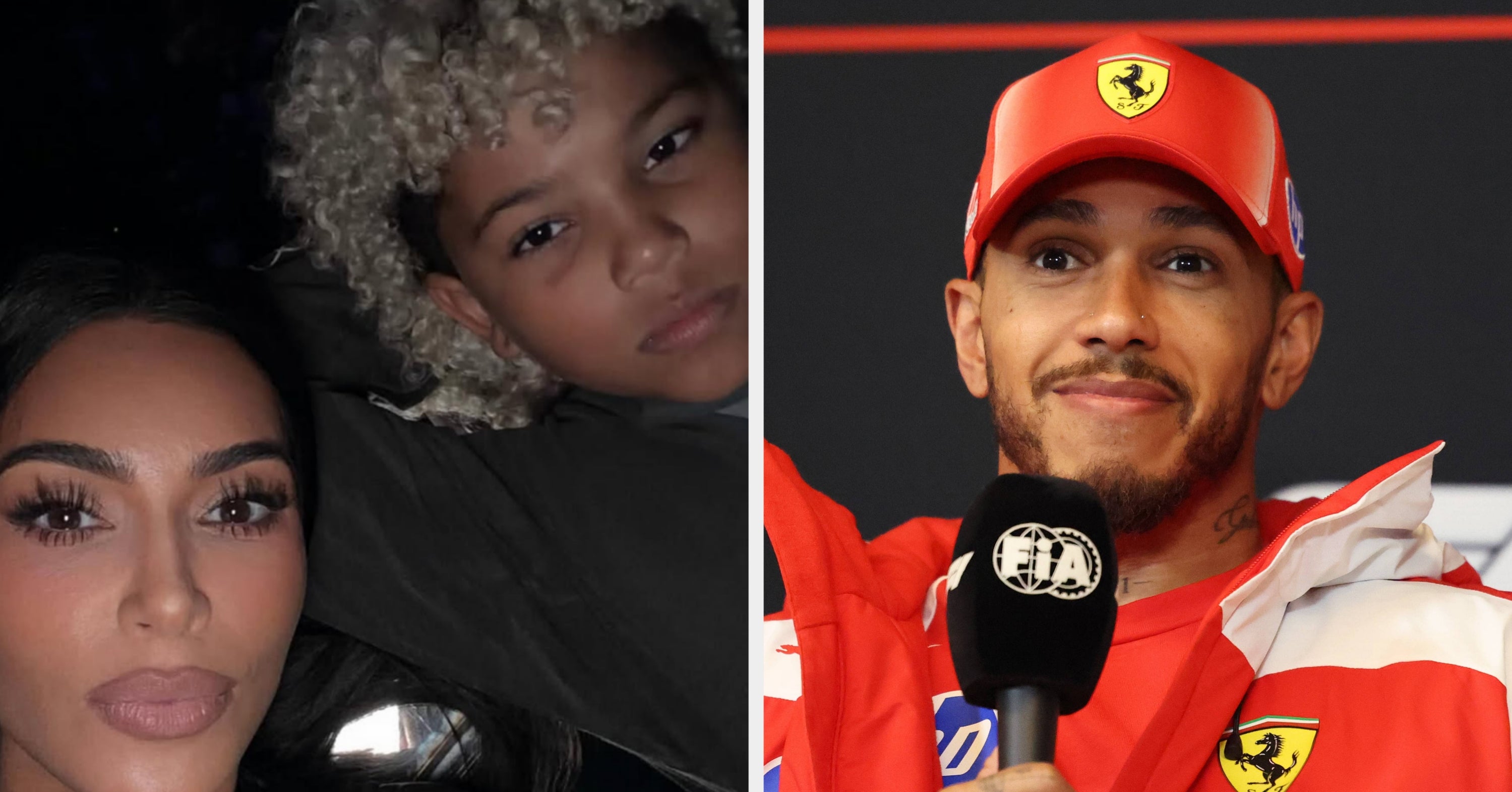Kim Kardashian Just Hard-Launched Lewis Hamilton On IG With A Truly Chaotic Picture, And Now We Have An Update On His Relationship With Her Kids