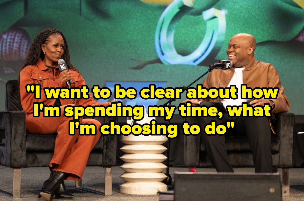 Michelle Obama And Craig Robinson Share Life Stories And Advice At "IMO" Live