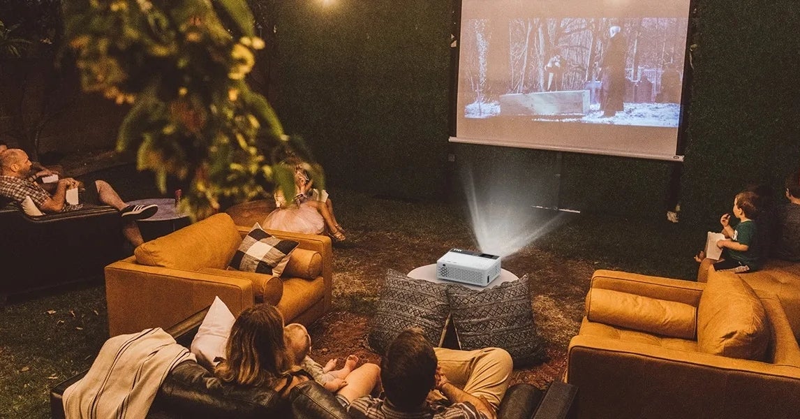 This Projector Is Going To Take Movie Nights To A Whole New Level