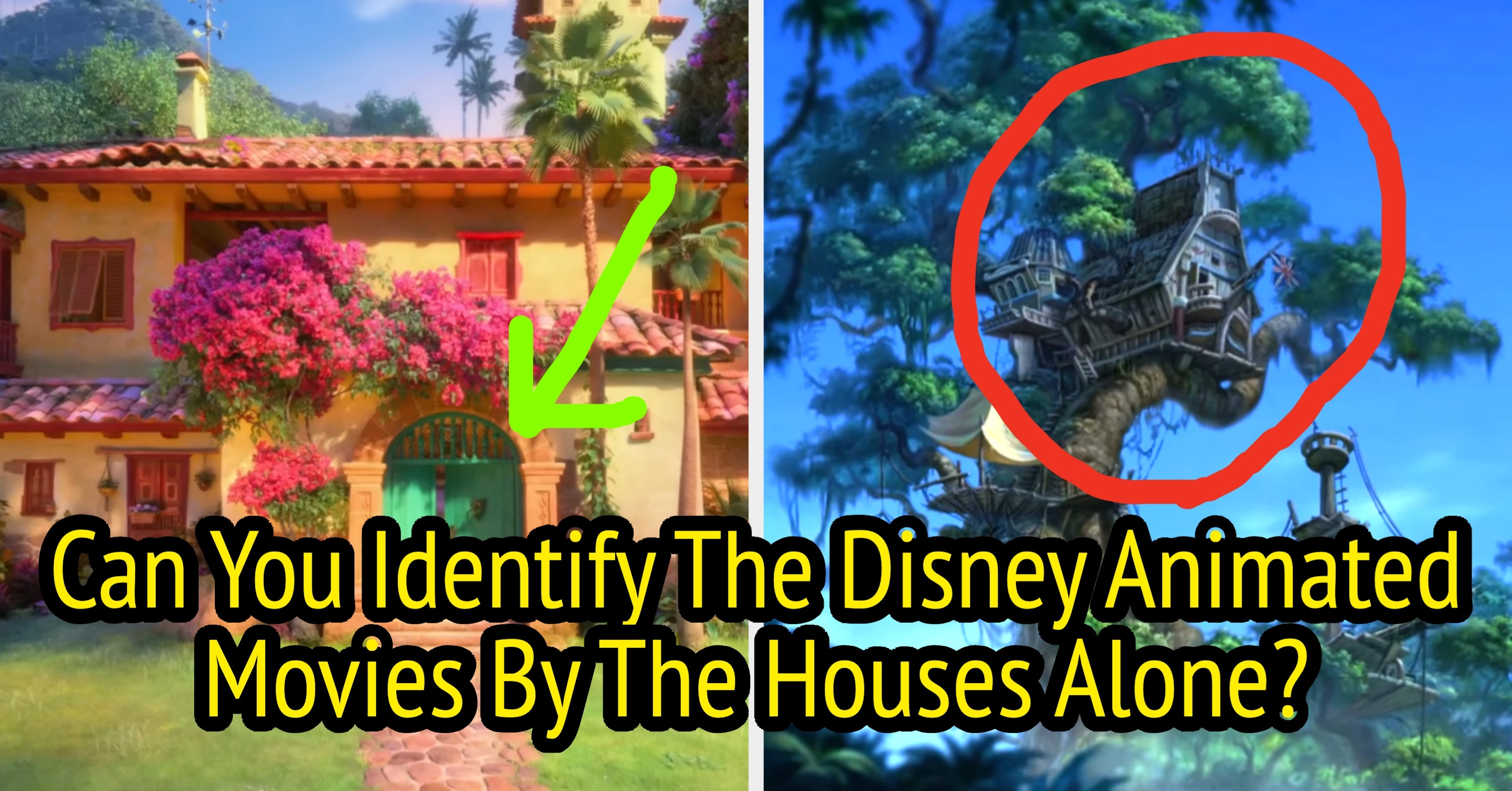 Only A Diehard Disney Fan Can Match These Iconic Houses To T