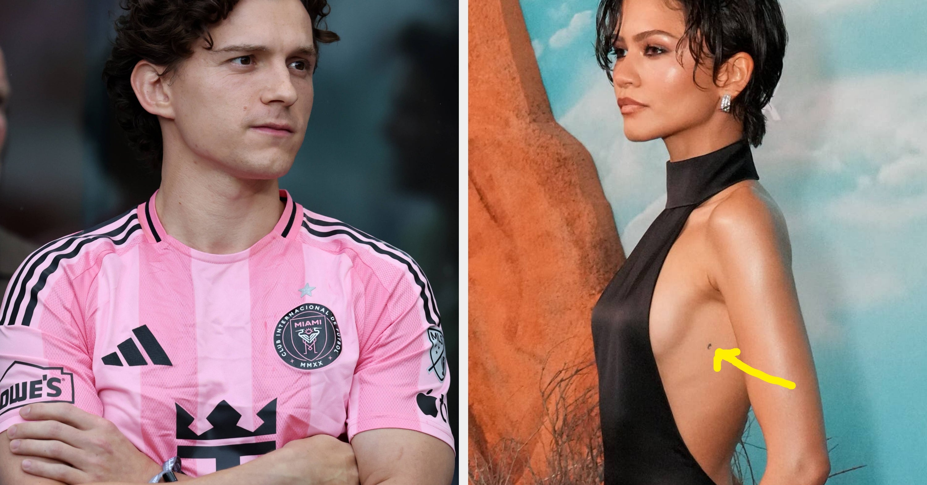 "Please, Where Is The Tattoo?!": Eagle-Eyed Fans Spotted Tom Holland's Zendaya-Inspired Ink In A Recent Photo, But It'll Take You A Minute To Find It