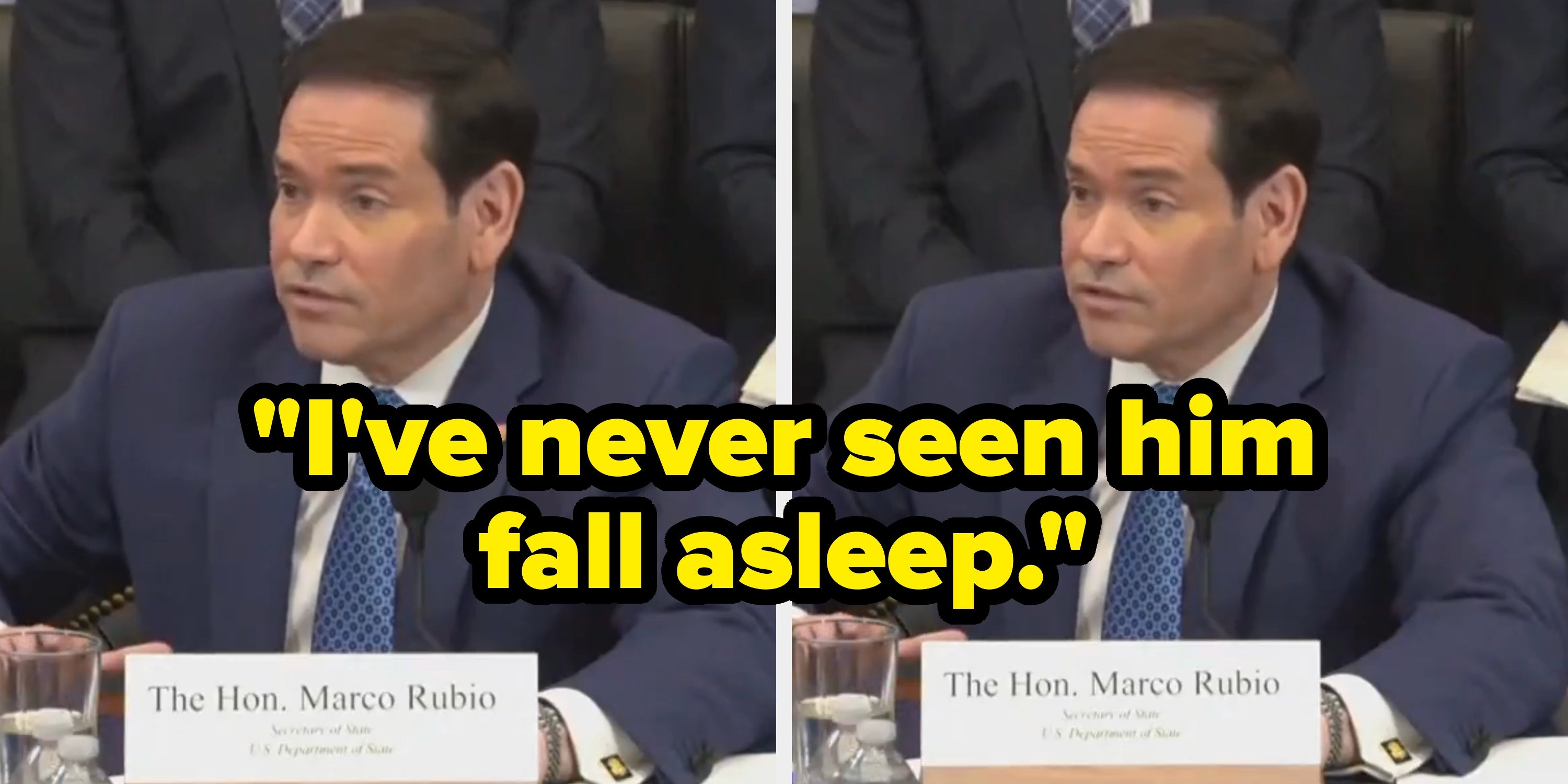  The Hon. Marco Rubio