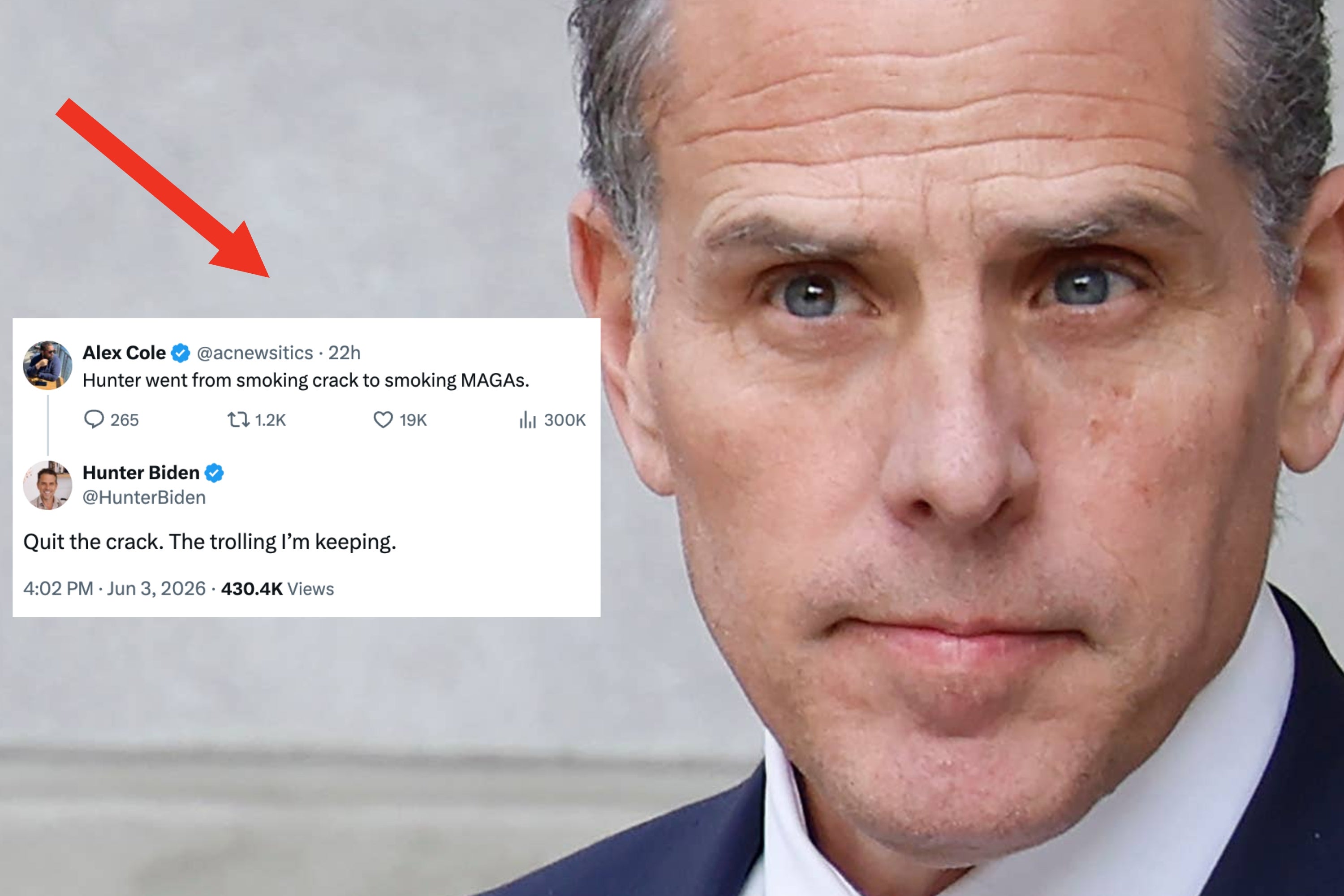 Literally Just 13 Very, Very, Very, Very Good Hunter Biden Clapbacks