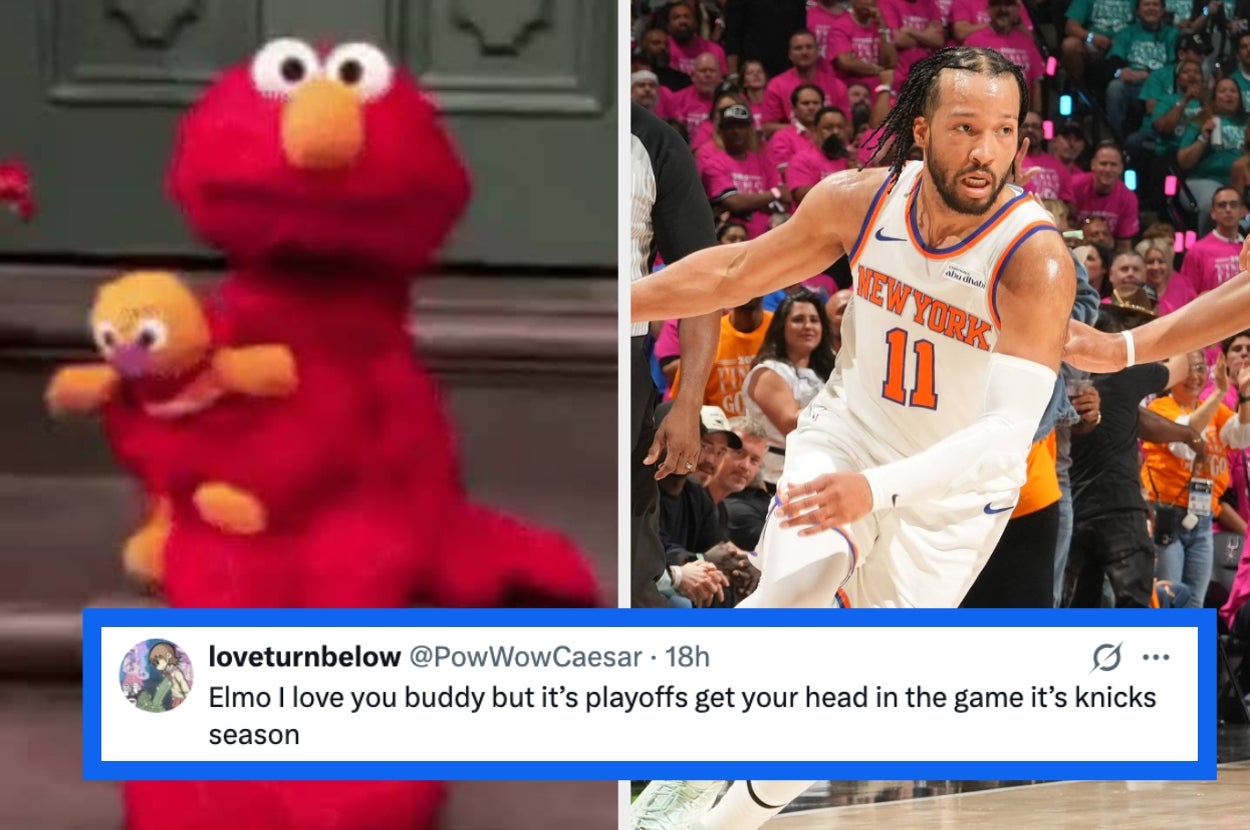 "These Streets Ain’t Sesame": Knicks Fans Are Losing It Over Elmo's NBA Finals Tweet, And The Way They're Schooling That Poor Baby Has Me Cackling
