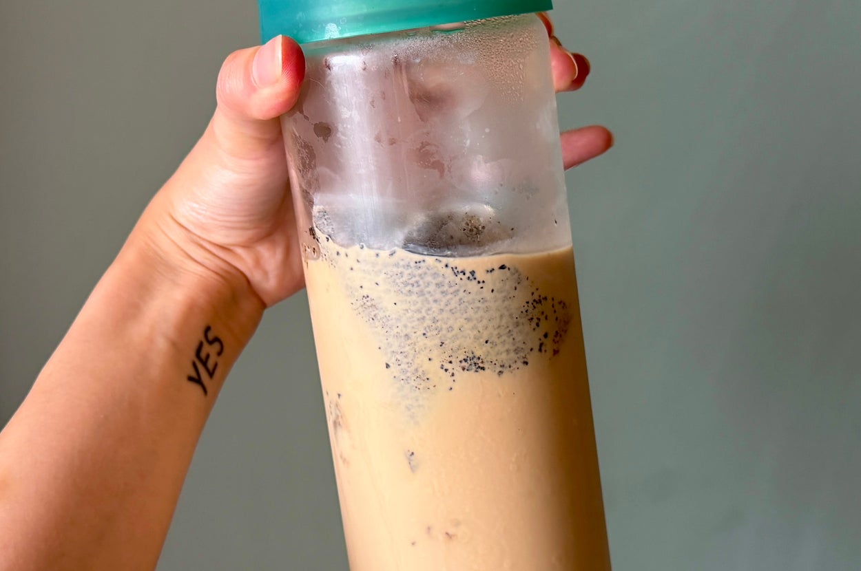 牛乳で抽出したアイスコーヒー