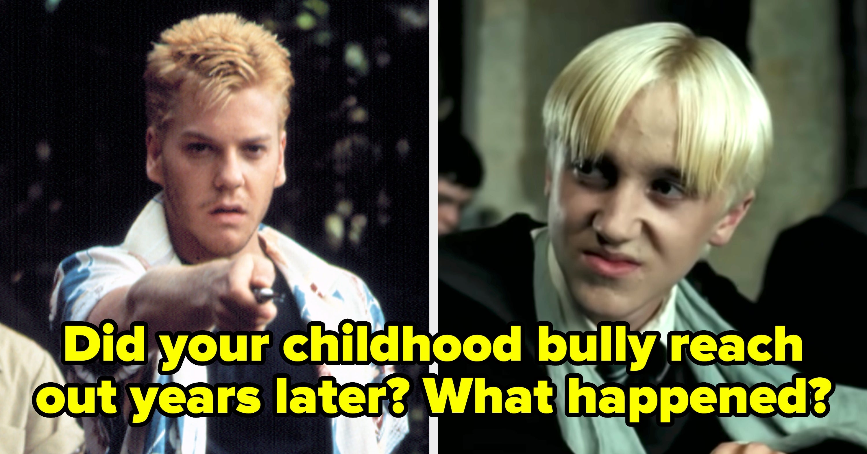 People Who Were Contacted By Their Childhood Bully Years Lat