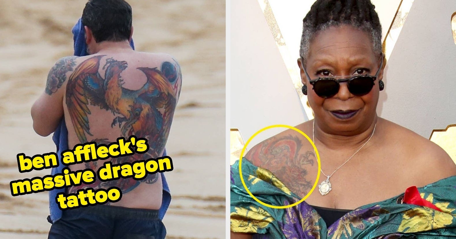 19 Celeb Tattoos You Probably Didn't Know About Because They're Usually Hidden Or In Strange Places