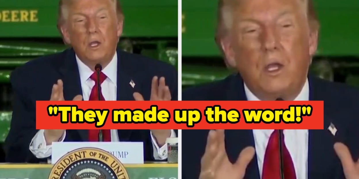 Trump Claims This 1 Word Is Made Up After He Ran On It