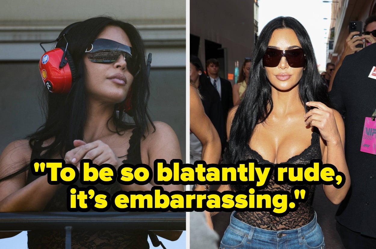 Kim Kardashian "Blatantly" Ignored A Reporter At The Monaco Grand Prix, And People Have Thoughts