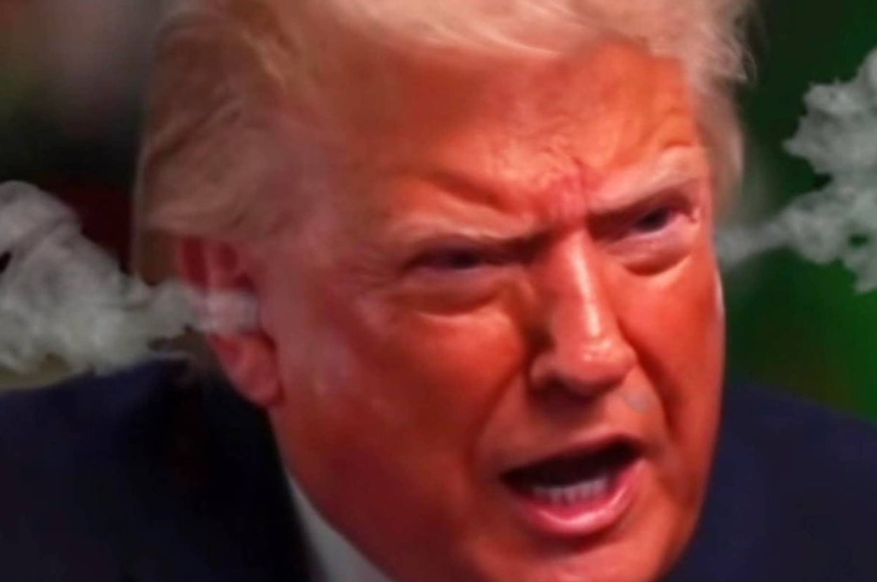 The Internet Is Meme-Ing This Pic From Donald Trump's "Meet The Press" Meltdown, And The Jokes Are Rolling In