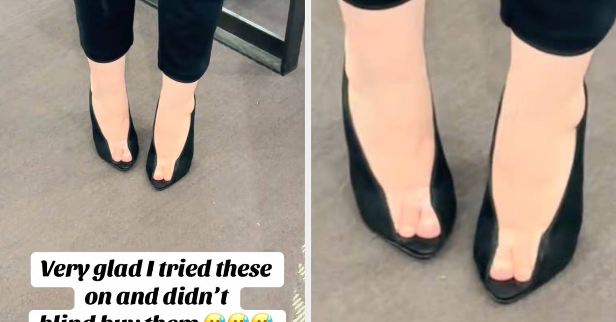 These Bizarre "Crotchless" Heels Have Millions Of 