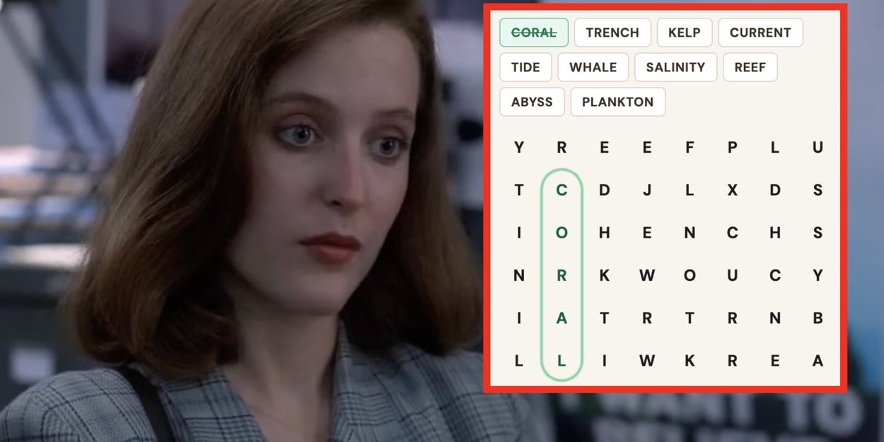 Word Search, Ocean Edition: June 13, 2026