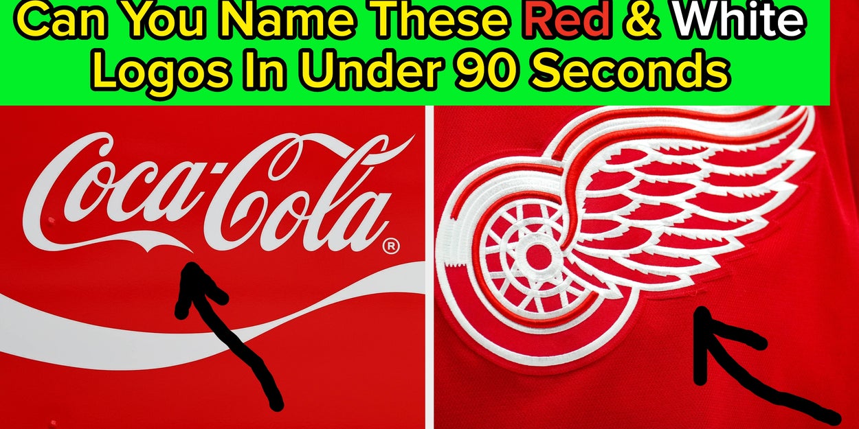 Can You Name All Of These Red And White Logos In Less Than 90 Seconds?