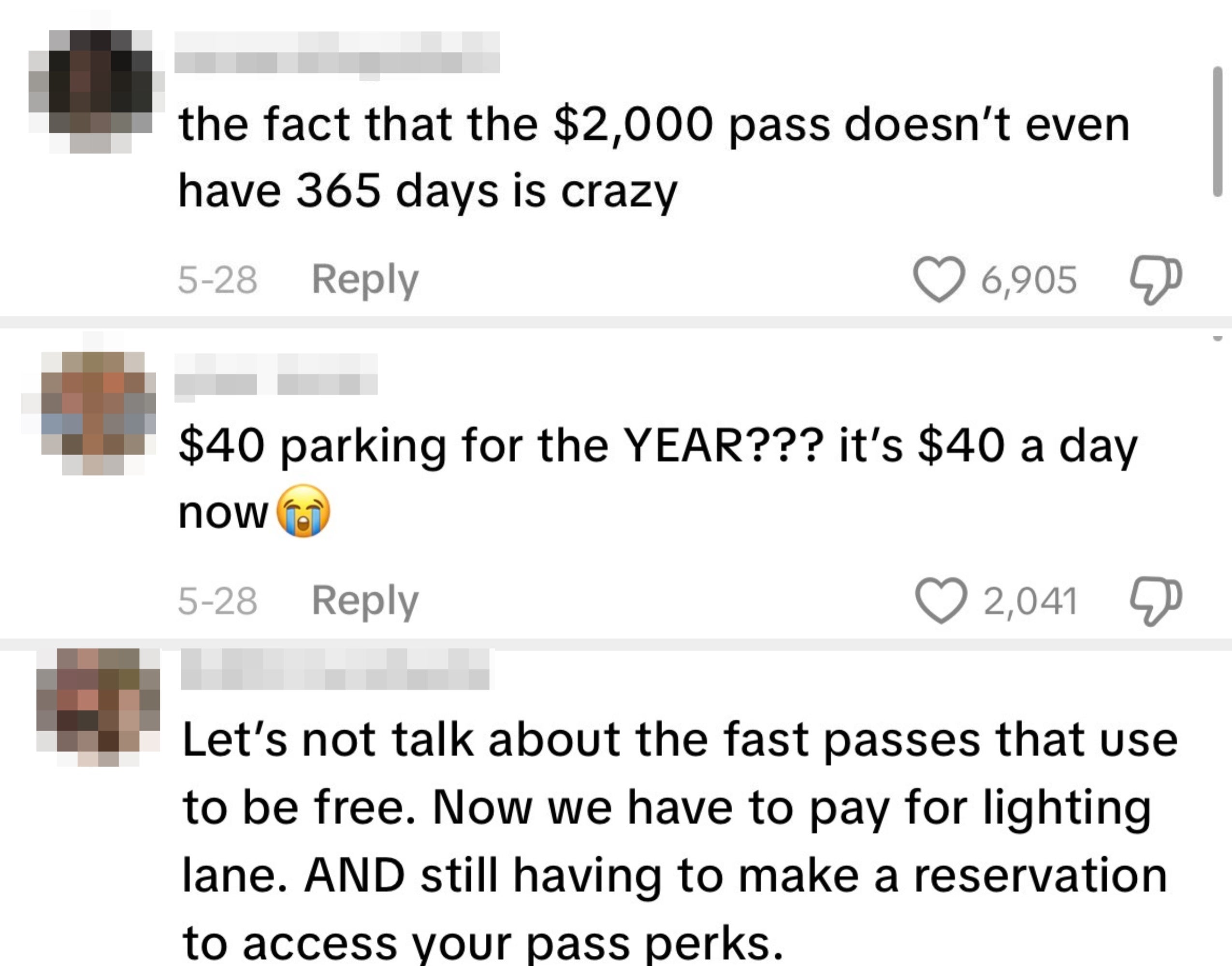 "the information that the $2,000 walk doesn’t adjacent person 365 days is crazy."