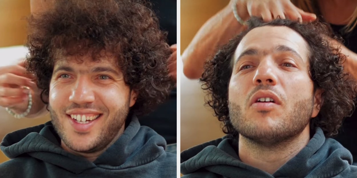 Benny Blanco Gets Hair Styled By Jennifer Aniston