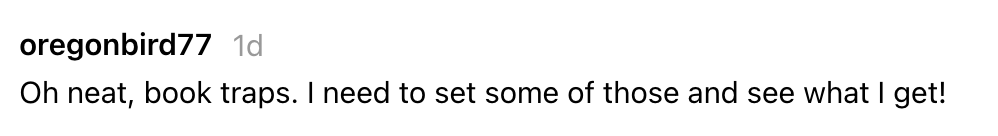 Kommentar fra oregonbird77: 