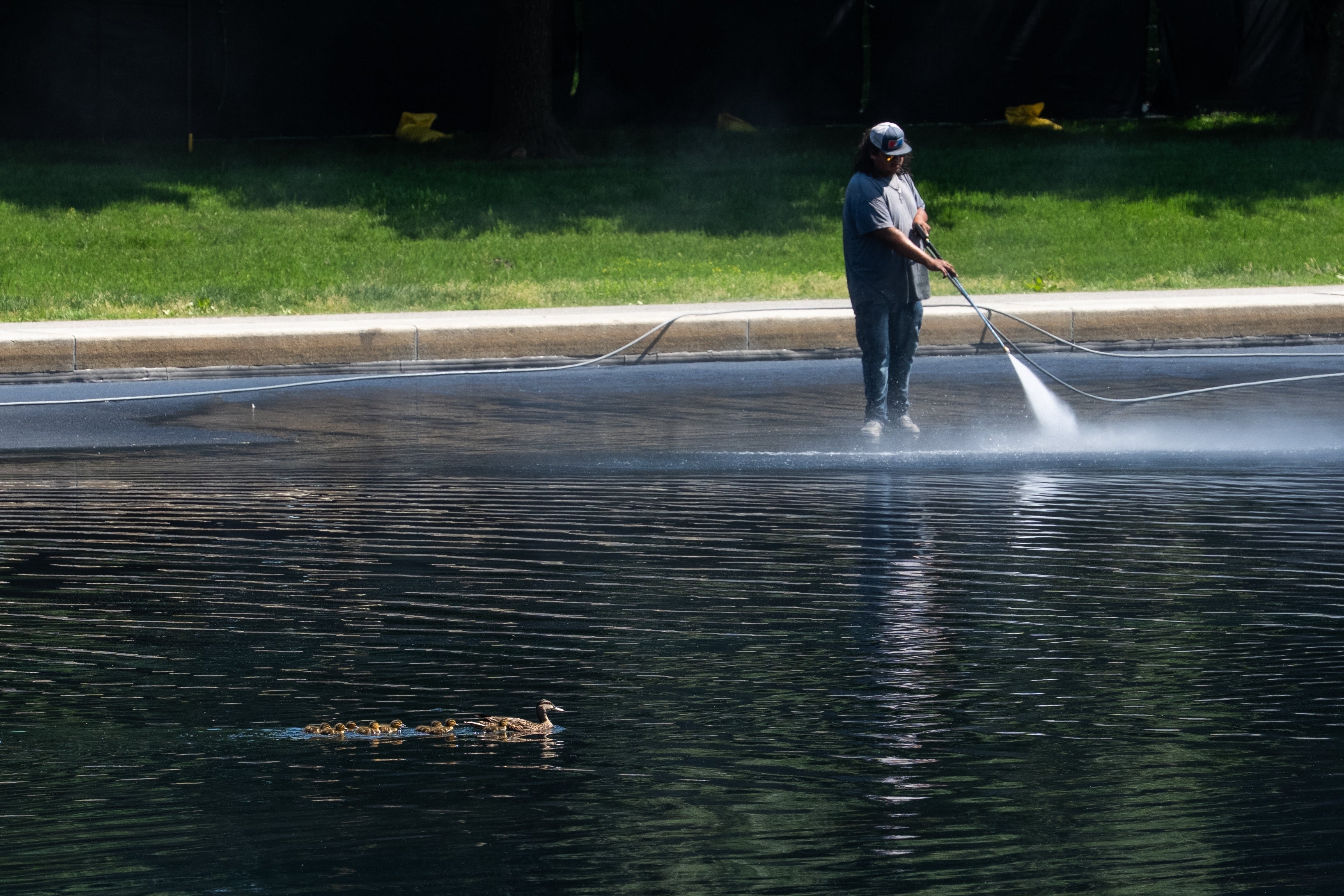 These Before-And-After Pictures Of The Reflecting Pool Are Going Viral