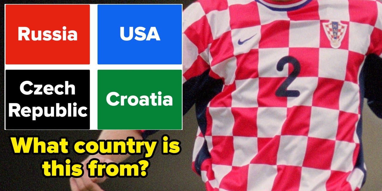 I Bet You Can't Identify More Than 20/30 Of These Past World Cup Jerseys Without Googling
