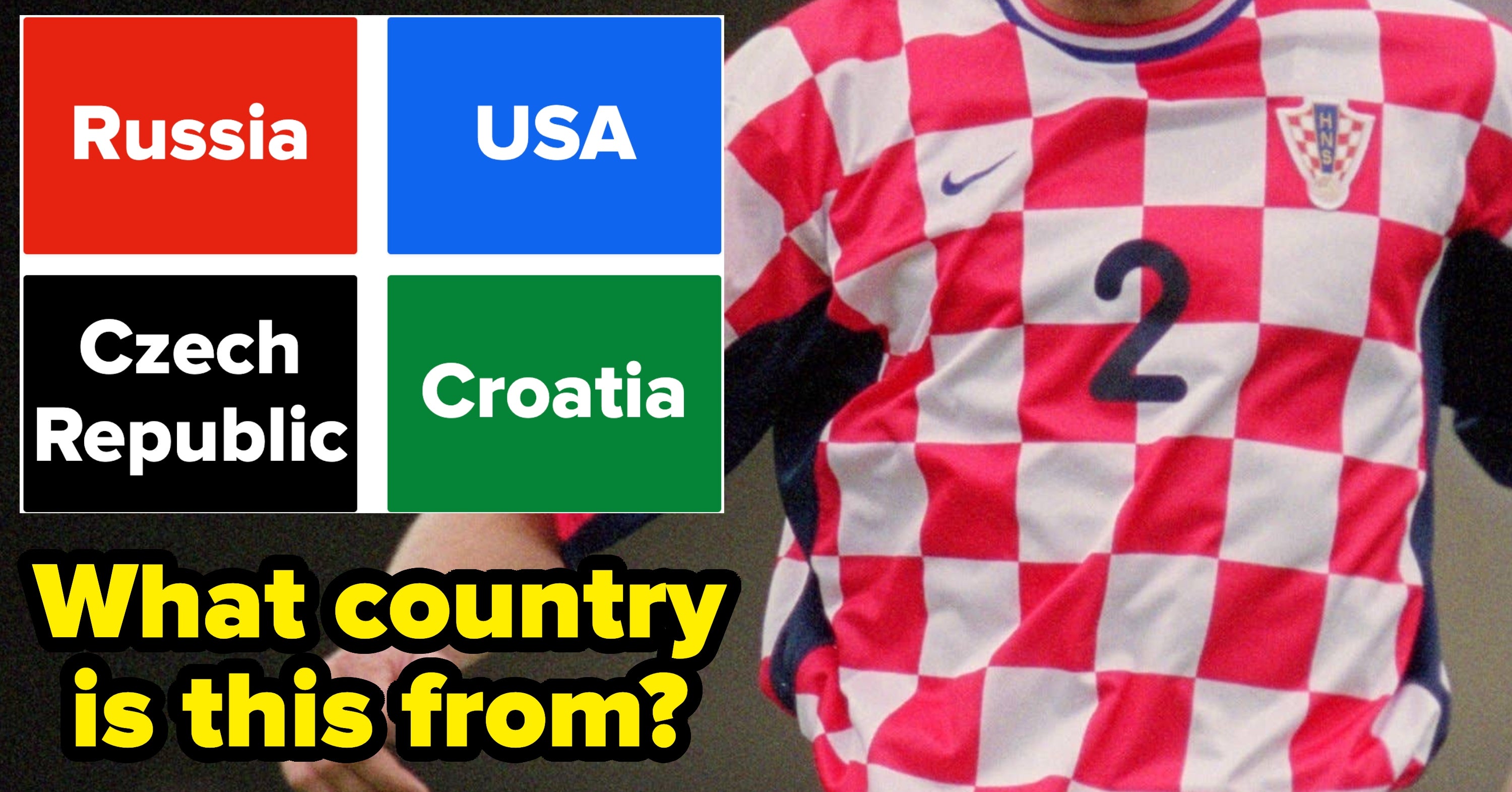 I Bet You Can't Identify More Than 20/30 Of These Past World Cup Jerseys Without Googling