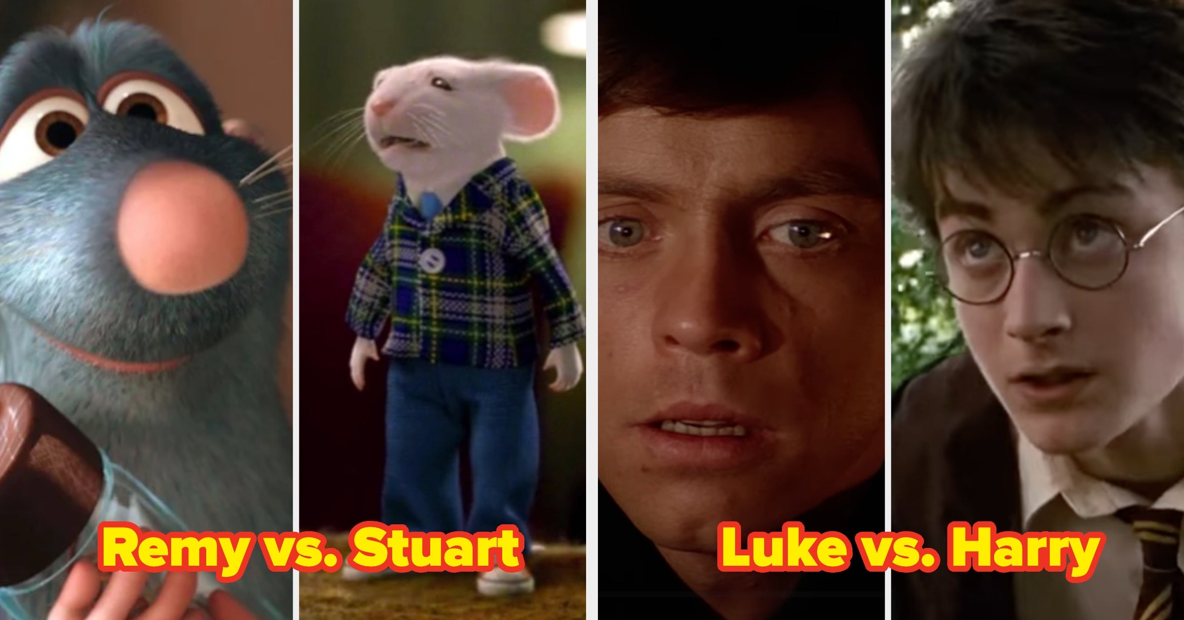 Pick Who Would Win In A Fight Between These Fictional Characters