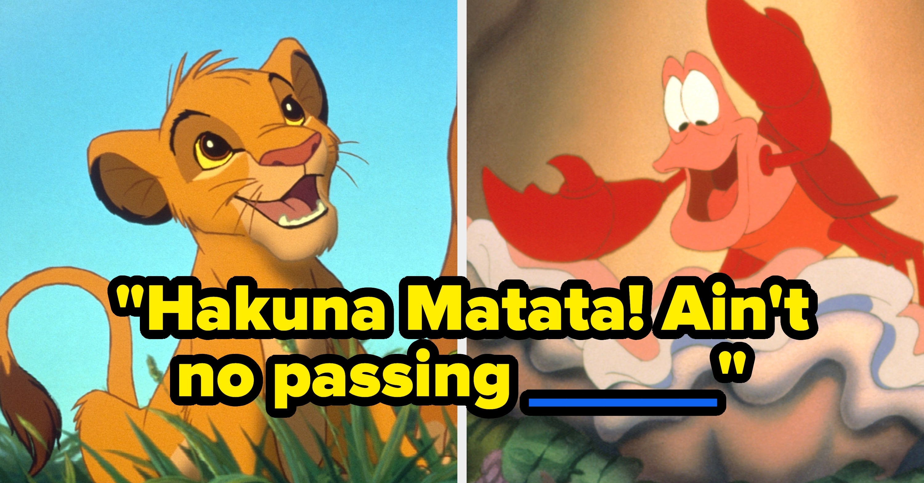 Sorry, Only True Disney Fans Will Pass This Increasingly Difficult Animal Lyrics Quiz