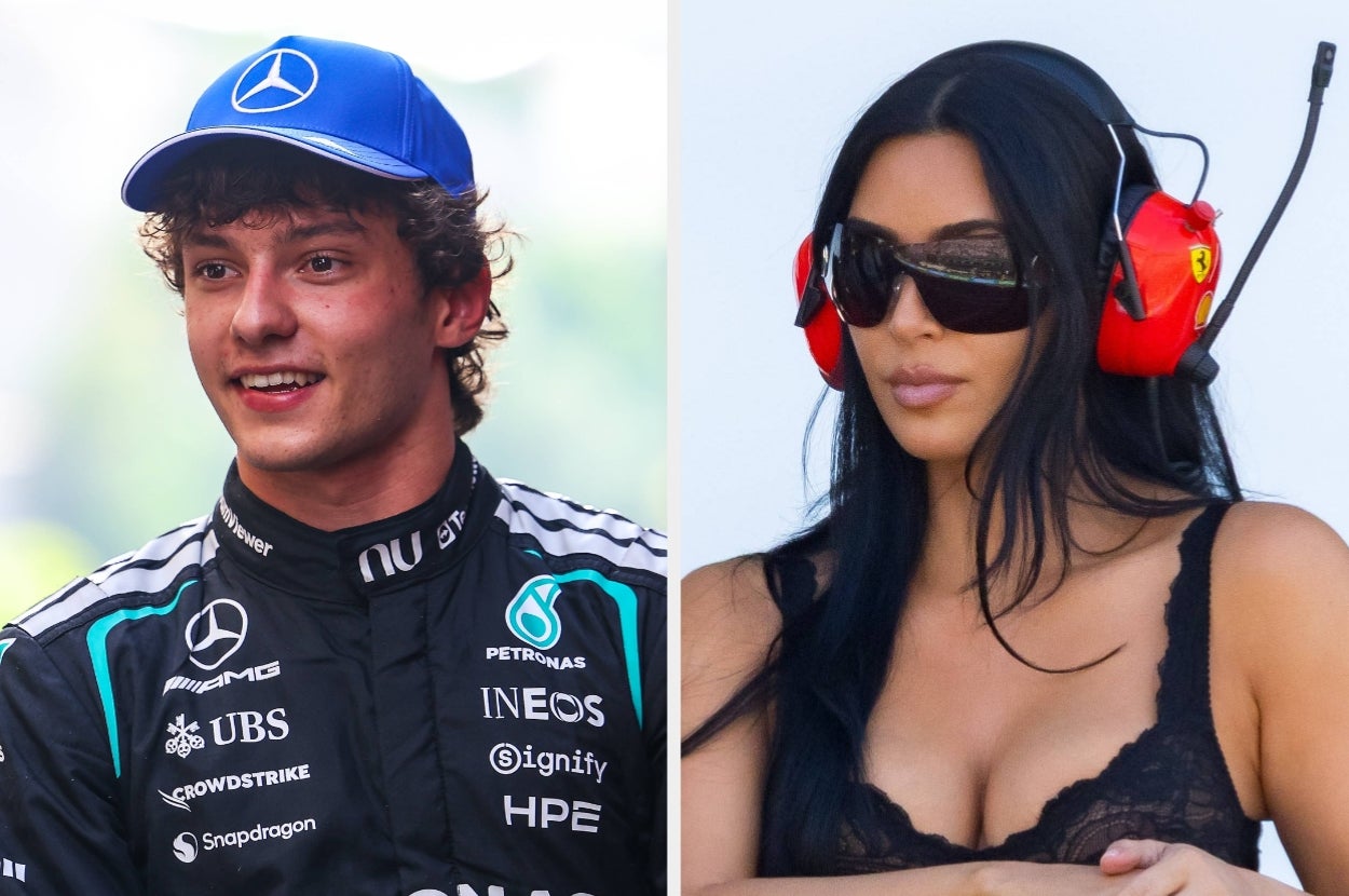 F1 Star Kimi Antonelli Responded To The Viral Clip Of Kim Kardashian Brazenly Taking His Towel After He Won The Monaco Grand Prix — And This Is Perfect