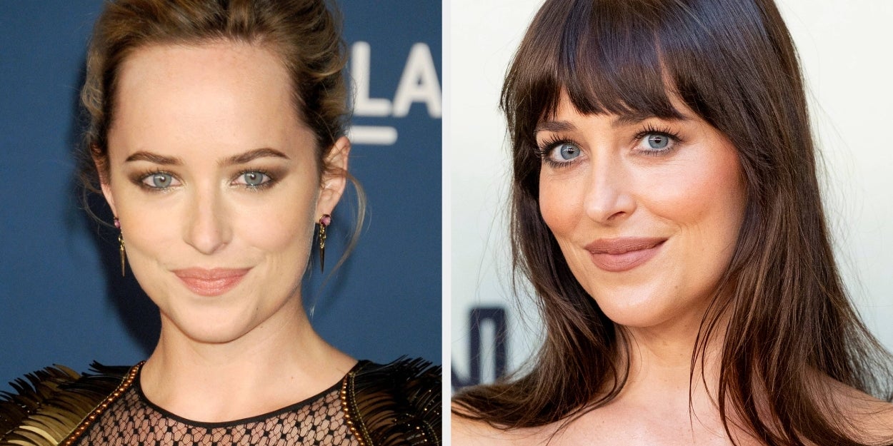 Celebrities With Bangs, Side-By-Side Comparisons