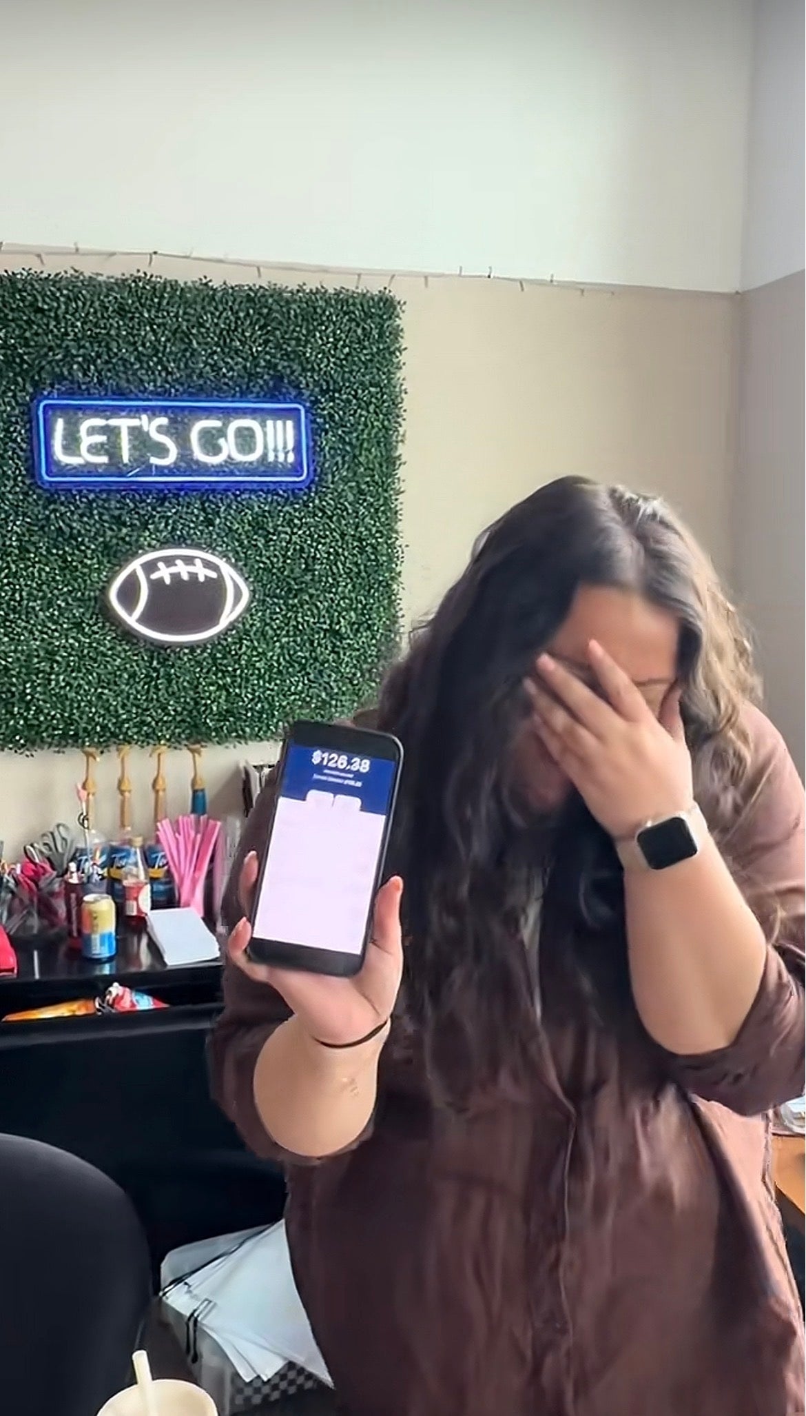  shot   decor with "Let's Go!!" sign