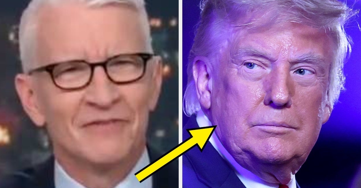 Anderson Cooper Couldn't Believe This Downright Hilarious Claim Donald Trump Just Made About His Own Merch
