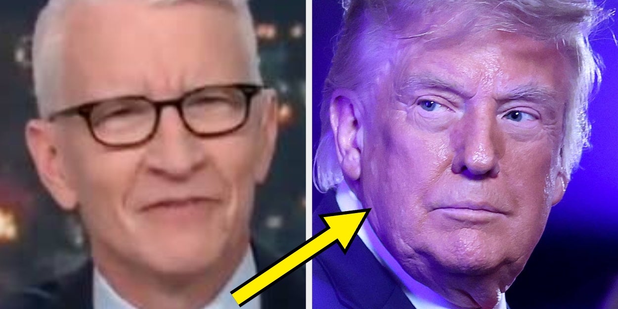 Anderson Cooper Actually Laughed At Trump's Merch Claim