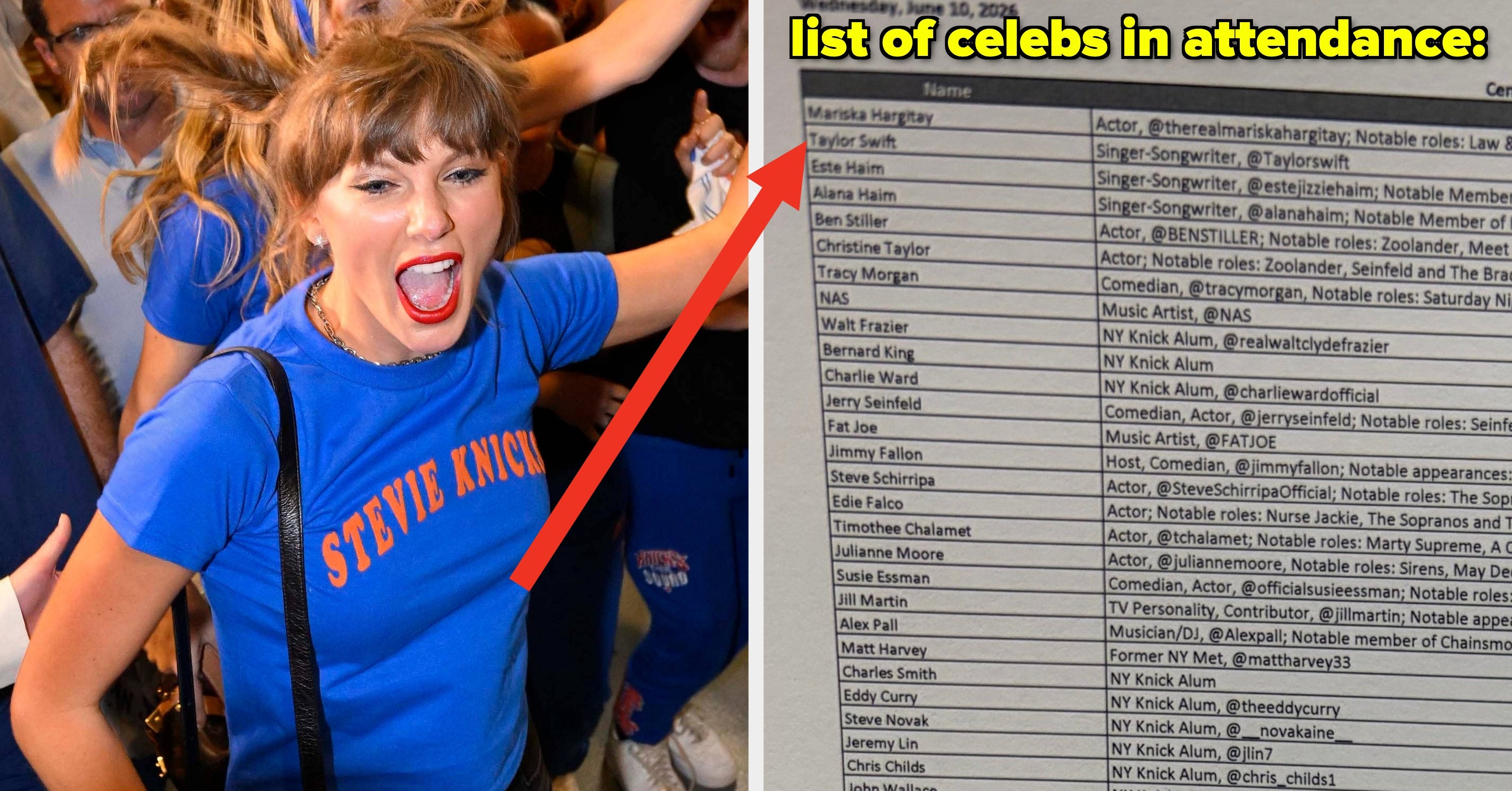 There Were SOOOO Many Celebs Supporting The Knicks At The NB