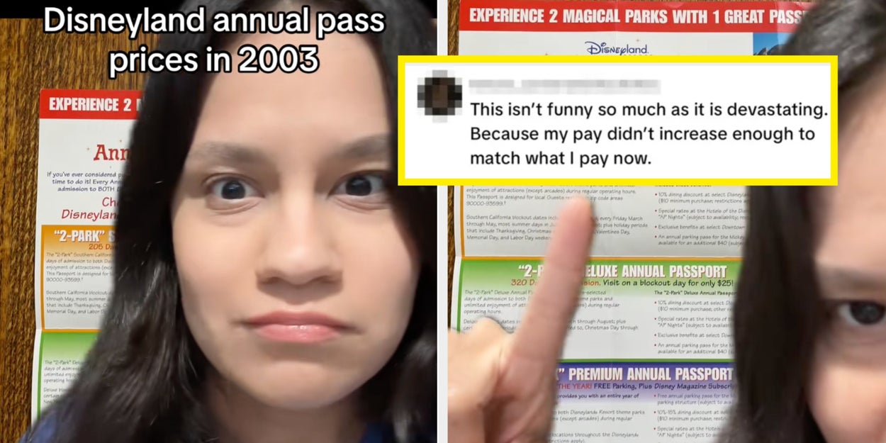 2003 Disneyland Pass Prices Vs. 2026