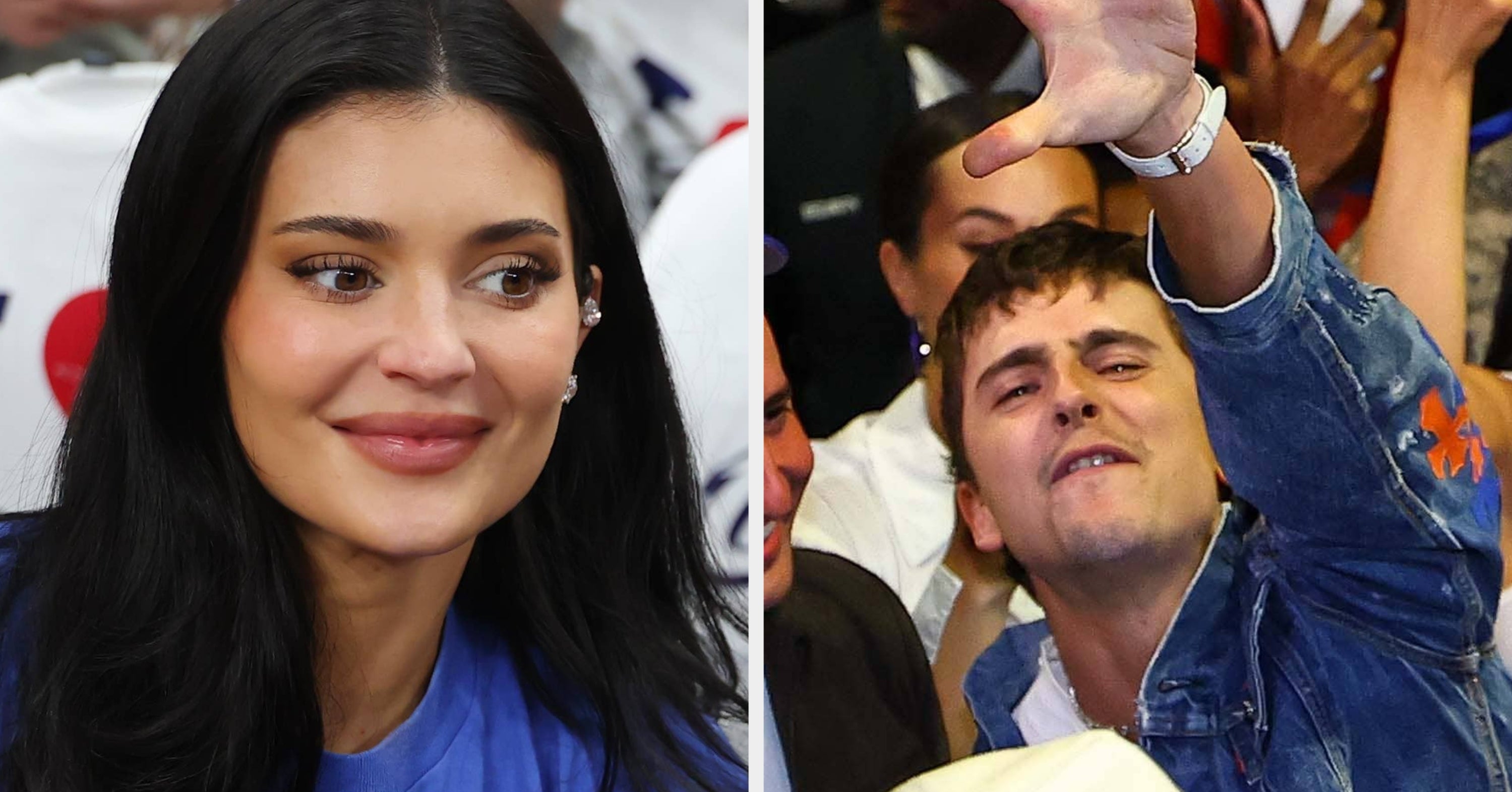 "This Is Someone's Step Dad BTW": People Are Losing It Over This Video Of Timothée Chalamet's Goofy Knicks Win Celebration In Front Of Kylie Jenner