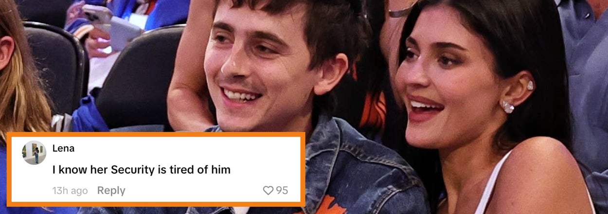 "There's No Way Kylie Didn't Get The Ick": This Video Of Timothée Chalamet Celebrating A Knicks Win Is Going Viral, And The Internet's Response Made Me Laugh So Hard I Peed A Little