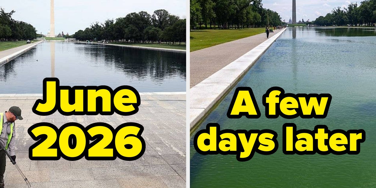 Sooo, Uhhh, The Reflecting Pool Has Changed Colors