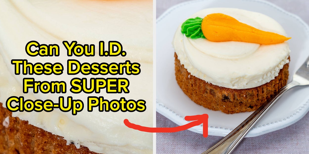 Can You Name These Desserts From A Super Zoomed-In Photo?