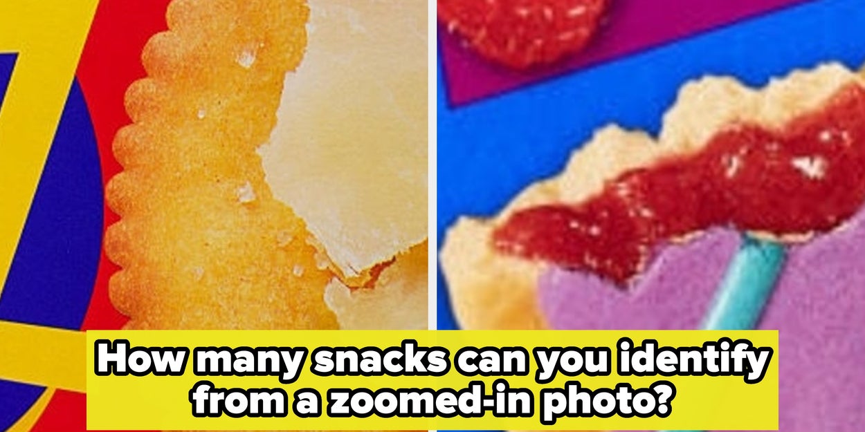 If You Can Identify These 22 Iconic American Snacks From A Zoomed-In Photo, You Definitely Grew Up During The Golden Age Of Snacking