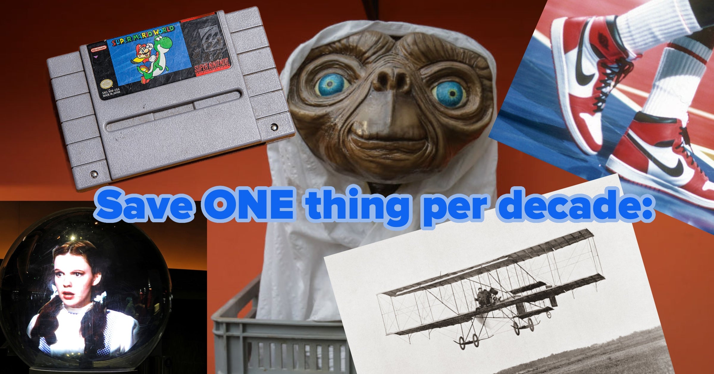 Save ONE Thing Per Decade Before The Aliens Erase Human History!