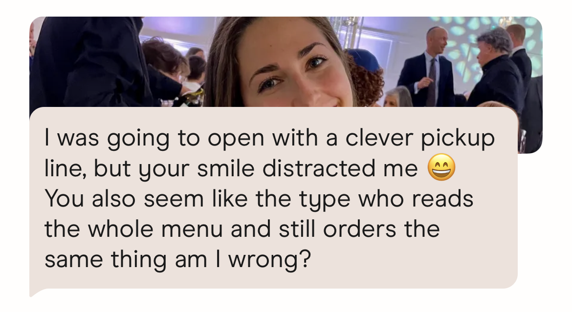 Datingapp-profilen til Hazni, som viser