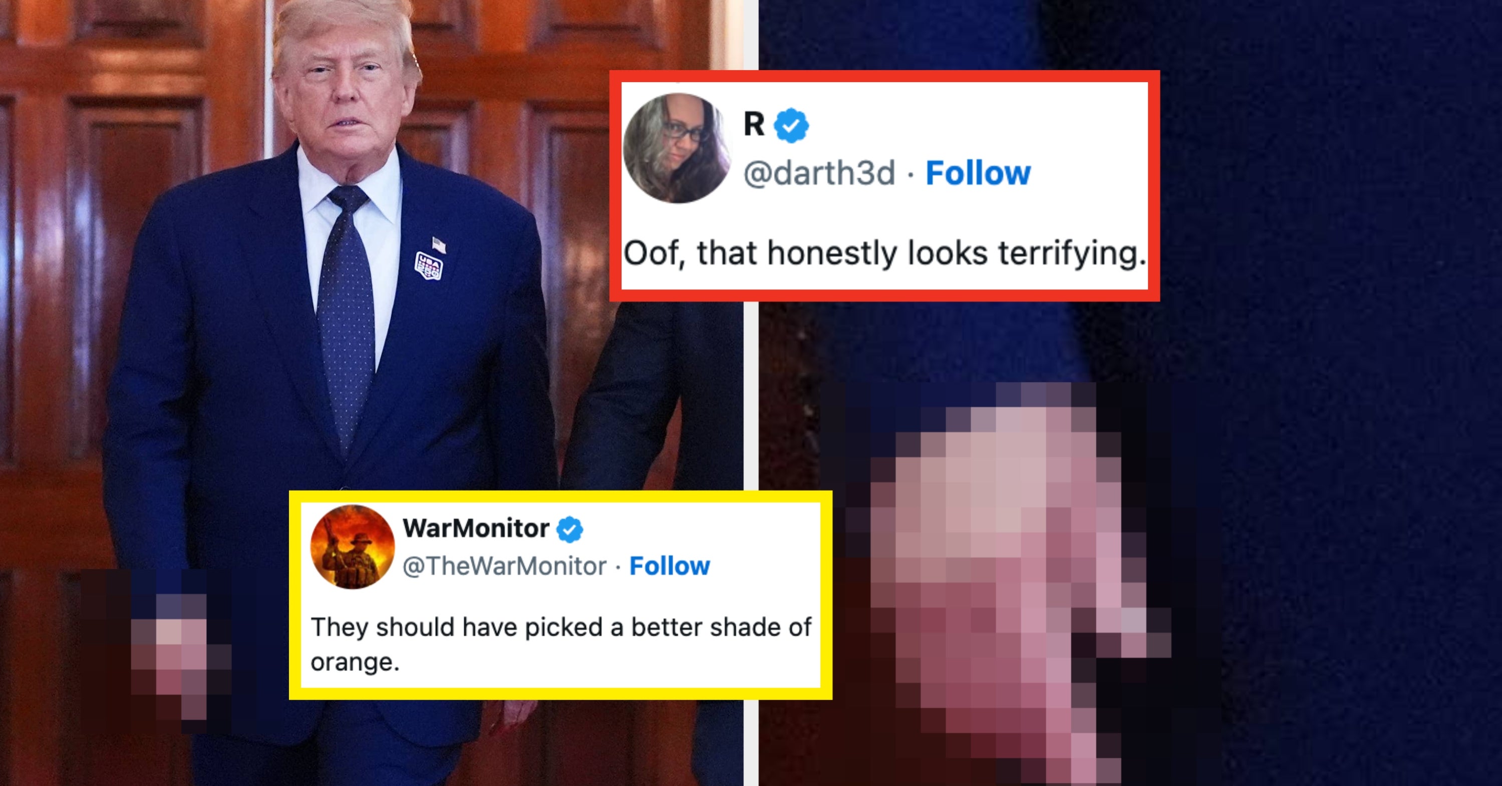 "Looks Like Silly Putty": Gee, Whiz, This Picture Of Trump's Hand At The "Freedom 250" UFC Fight Is Positively Atrocious, And I Need You To Tell Me If You're Seeing What I'm Seeing