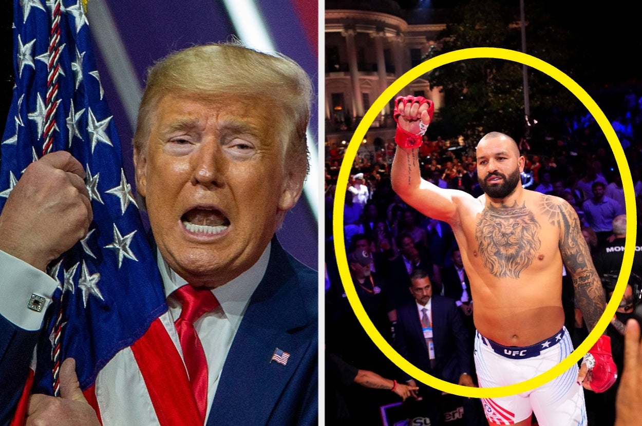 10 Disturbing And Dystopian Moments From Last Night's White House UFC Fight