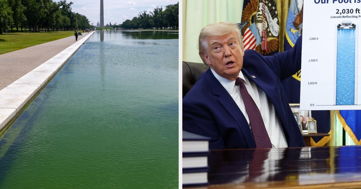 "A Toxic Swamp": The Trump Admin Is Now Dumping Hydrogen Peroxide Into The Reflecting Pool
