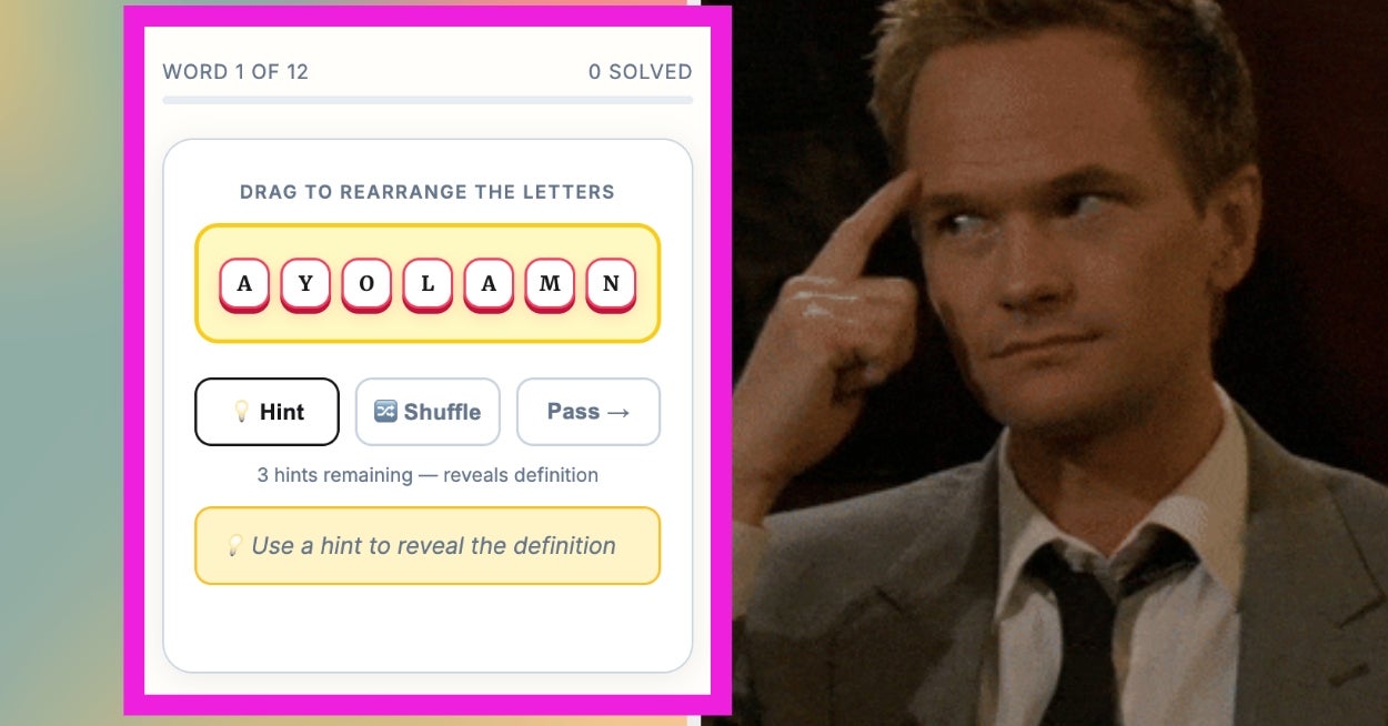 This Daily Word Scramble Will Prove Whether You Really Have Strong Verbal Intelligence Or Not