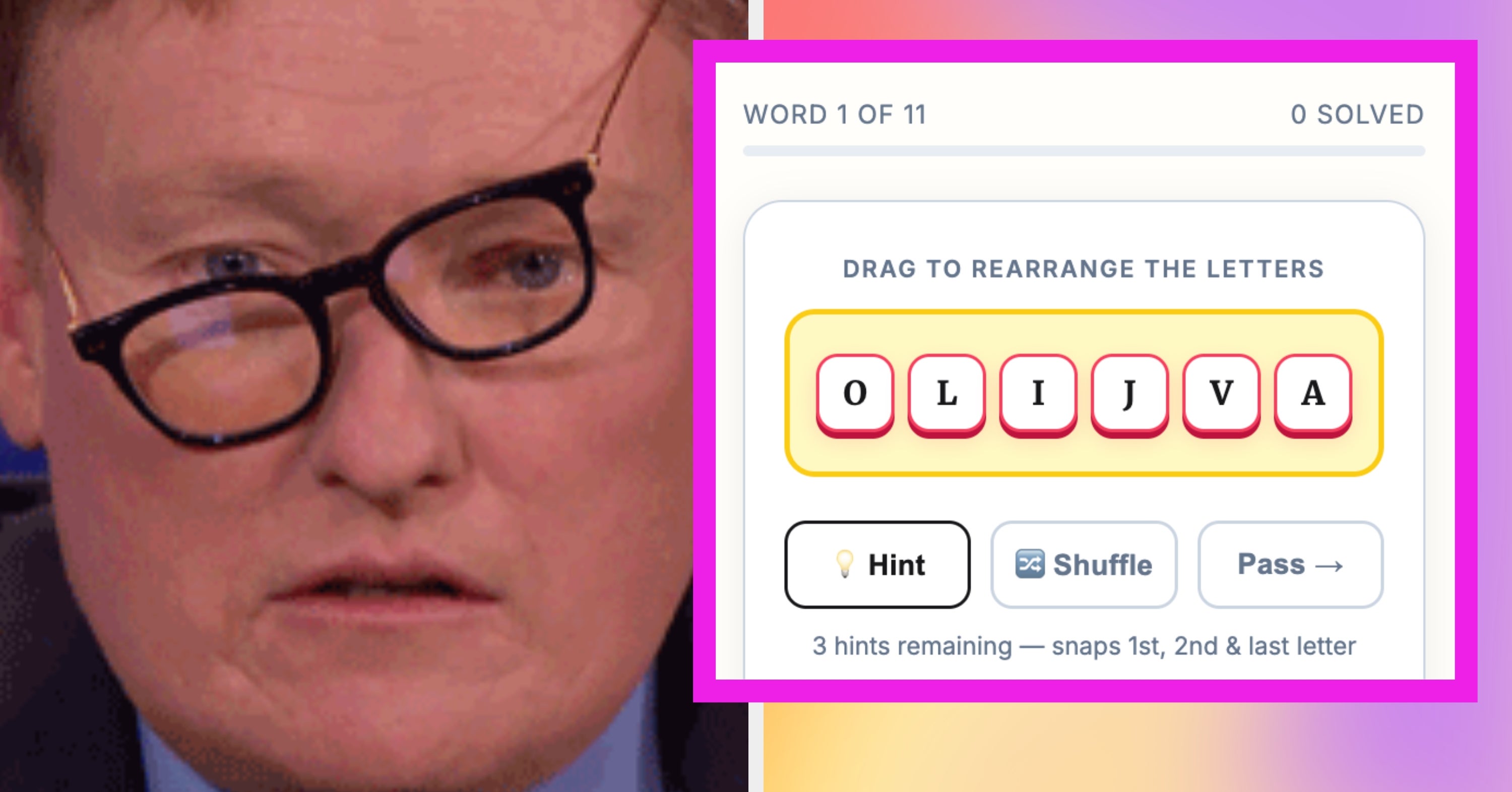 If You Can Solve Today's Word Scrambles Without Help, You're Basically A Walking Dictionary