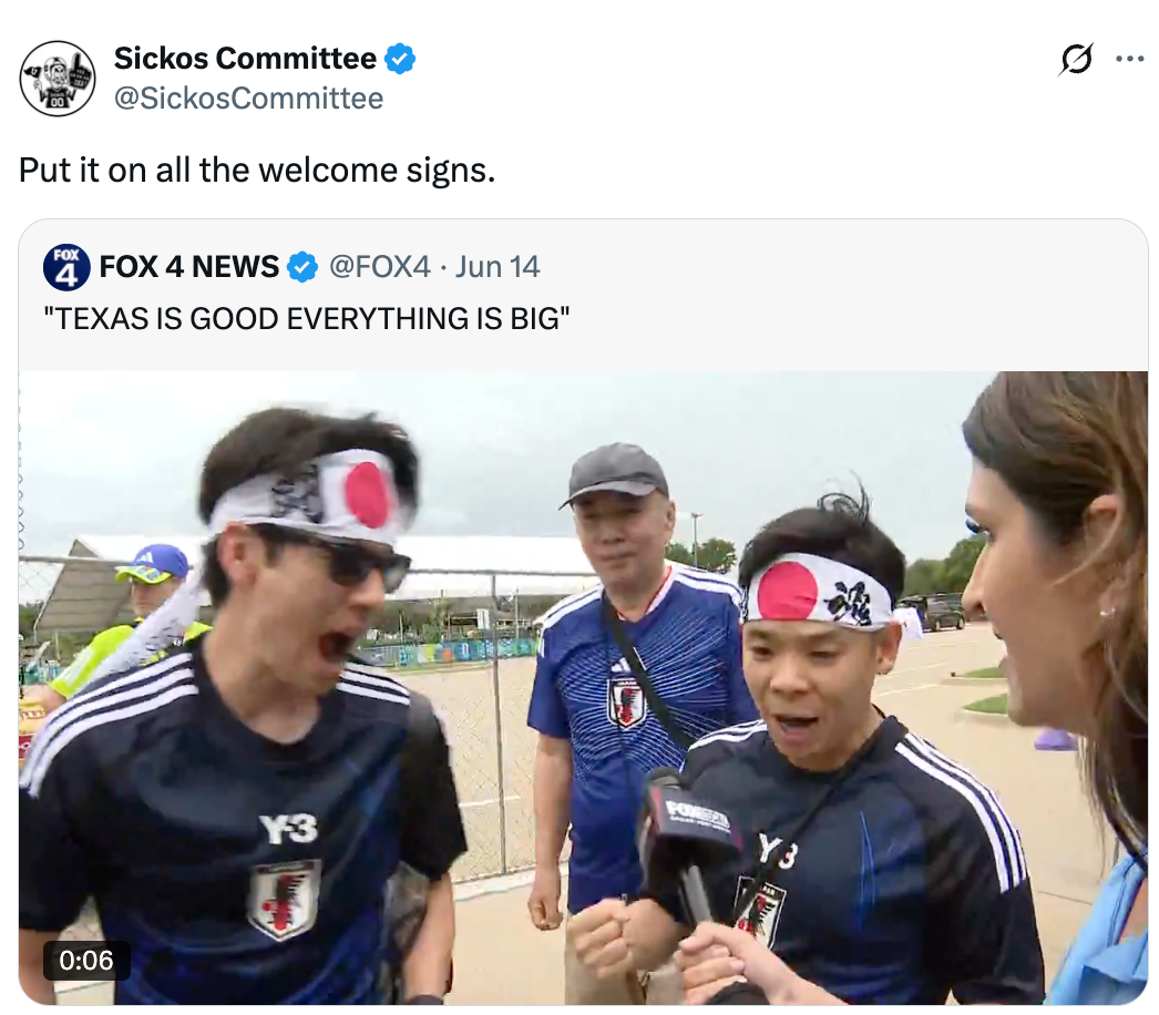 "Put it connected each the invited signs."